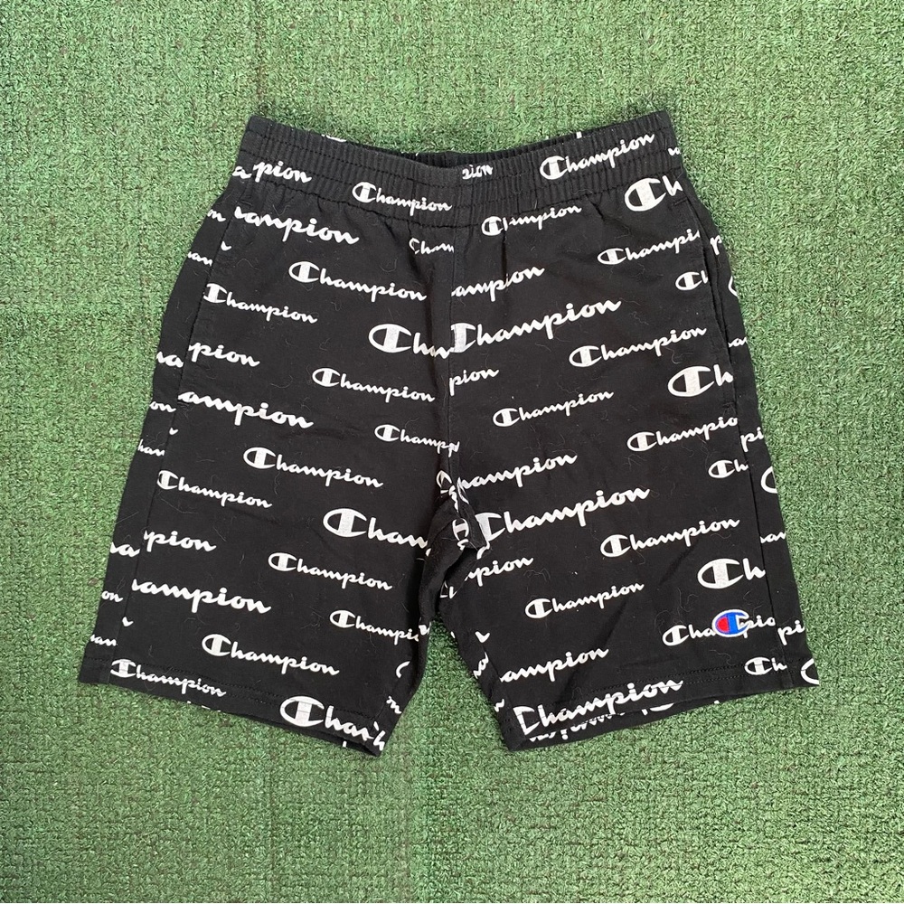 Champion Kids Black Logo shorts